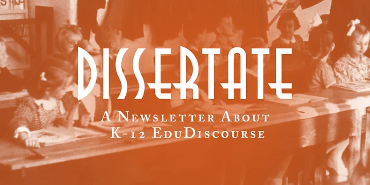 Dissertating About “The First Days of School,” Collective Mourning, and This Newsletter